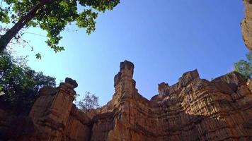 il grand canyon chiang mai o pha chor nel parco nazionale di mae wang, chiang mai, thailandia video