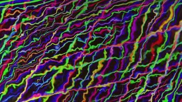fundo abstrato com linhas de neon multicoloridas video