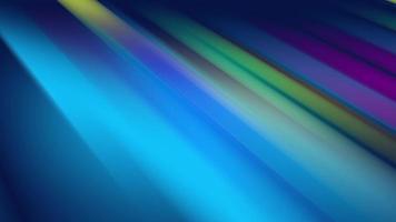 abstracte blauwe lineaire gradiëntachtergrond met lichtgevende stralen video