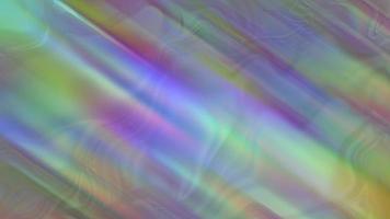 Abstract holographic multicolored textural background video