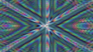 Abstract holographic multicolored textural background video