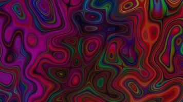 Abstract luminous textured multicolored liquid background video
