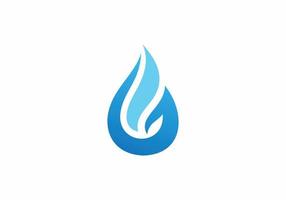aceite gas naturaleza logotipo icono símbolo ilustración vector