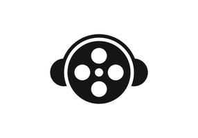 logo seeing sound, volume sound,media film vector