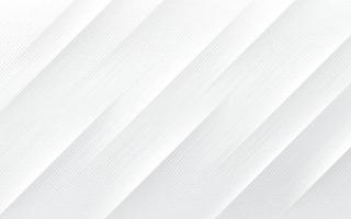 fondo de color blanco y plata con líneas de rayas diagonales dinámicas y textura de semitono. diseño de banner de plantilla de color gris moderno y simple. concepto de lujo y elegante. eps10 vector