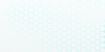 patrón de hexágono blanco sobre fondo abstracto de color neón azul y verde en estilo tecnológico. diseño de banner de forma geométrica futurista moderno. puede usar para plantilla de portada, póster. ilustración vectorial