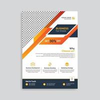 Corporate Business Flyer Design Template vector