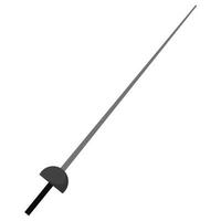 this is a fencing sword icon vector