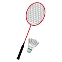 this is a badminton icon vector