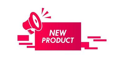 New Product 4 logo design template illustration. Suitable for product label vector