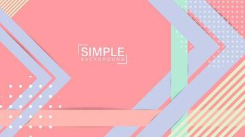 Abstract papercut decoration textured with layers and pastel color. 3d backdrop. Vector illustration. Minimalist cover template