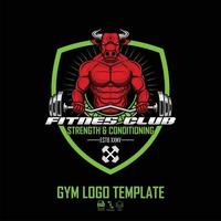 GYM LOGO TEMPLATE READY FORMAT EPS 10.eps vector