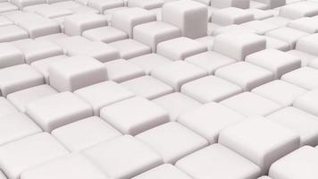 3d rendered texture of cubes at different heights , abstract background photo