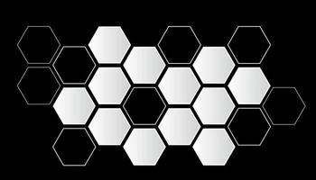 abstract hexagon or polygon background vector illustration.