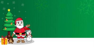 christsmas background with copy space vector