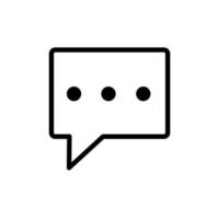 conjunto de iconos de chat. iconos de burbujas de discurso. vectores de iconos de comentarios. mensaje. Contáctenos
