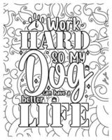 Motivational Quotes coloring page design. Quotes  coloring line art vector