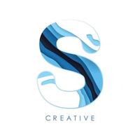 Logo S Letter Design with Fonts and Creative Letters. vector