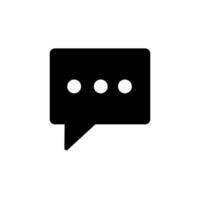 Chat icon set. speech bubble icons. comment icon vectors. message. contact us