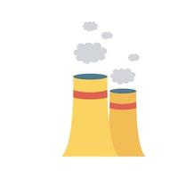 icono de vector de chimenea de fábrica que es adecuado para el trabajo comercial y modificarlo o editarlo fácilmente