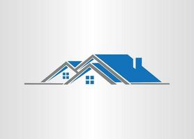 diseño de logotipo inmobiliario creativo. diseño del logo de la casa. icono de vector de bienes raíces.