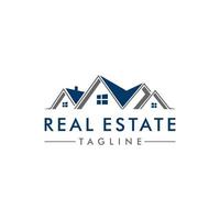 Real estate logo design vector templates