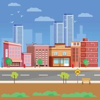 Cartoon City Vector Art, Icons, and Graphics for Free Download