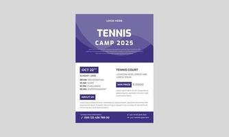 Tennis Poster Set Vector. Design For Sport Bar Promotion Flyer, Tennis Tournament Flyer Design Template, Tennis Poster Set Vector. vector