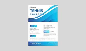 Tennis Poster Set Vector. Design For Sport Bar Promotion Flyer, Tennis Tournament Flyer Design Template, Tennis Poster Set Vector. vector