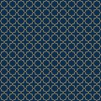 Seamless arabic geometric pattern vector