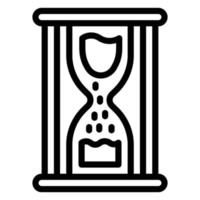 simple hourglass vector icon, editable, 48 pixel