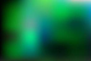 Dark Green vector blurred bright background.