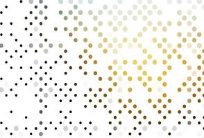 Light Yellow, Orange vector cover with spots.