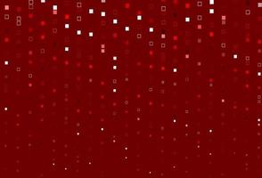 Light Red vector background with rectangles.