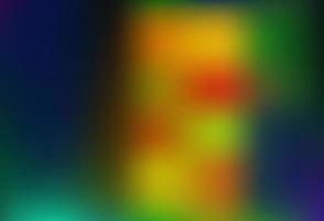 Dark Multicolor, Rainbow vector abstract blurred background.