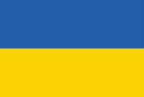 Ukraine flag icon vector