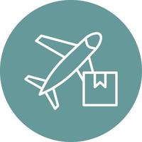 Air Shipping Icon Style vector