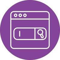 Search Bar Icon Style vector