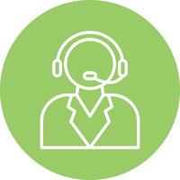 Call Center Icon Style vector