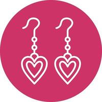 Earrings Icon Style vector