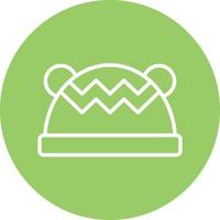 Winter Hat Icon Style vector