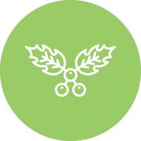 Mistletoe Icon Style vector