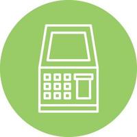 Atm Machine Icon Style vector