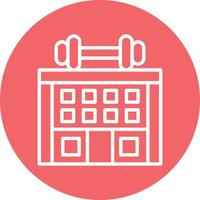 Gym Icon Style vector