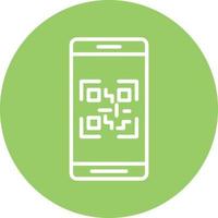 QR Code Icon Style vector