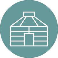 Yurt Icon Style vector