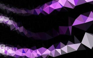 Light Purple vector triangle mosaic template.