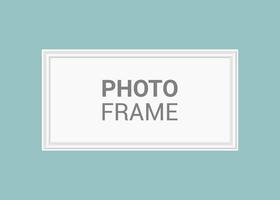 Vector photo frame design template