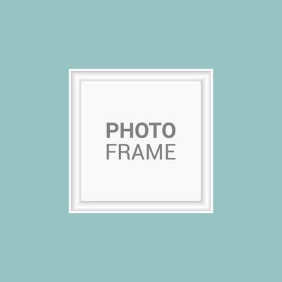 Vector photo frame design template