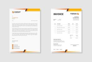 Business company invoice template vector